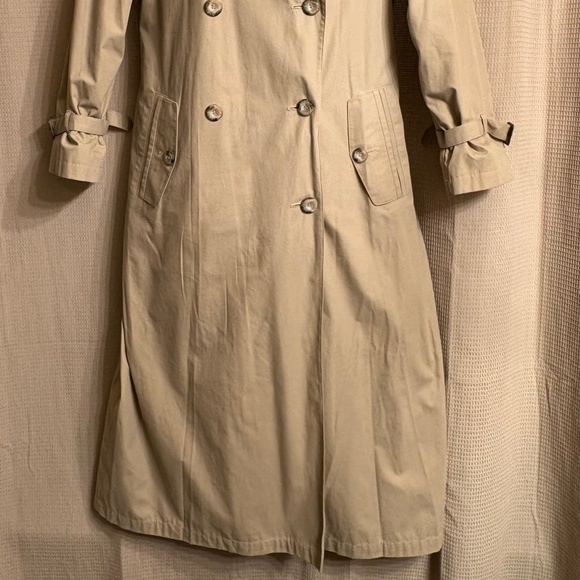 London Fog Raincoat Trench Winter Coat Tan Women's 6 - Picture 2 of 15